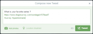 tweet your survey